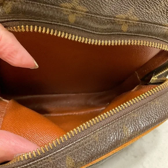 Louis Vuitton Monogram Crossbody Bag in Brown and Tan - Picture 16 of 16